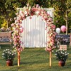 Tramull 7.7 ft Wooden Garden Arbor Arch with Trellis Sides for Climbing Plants, Weddings & Outdoor Decor - 4 of 4