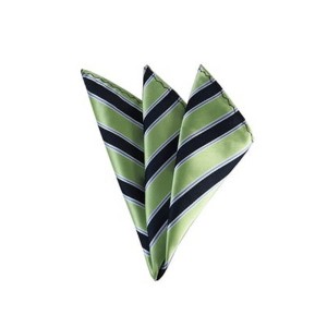 TheDapperTie - Men's Stripe Woven 10 Inch x 10 Inch Pocket Squares Handkerchief - 1 of 3