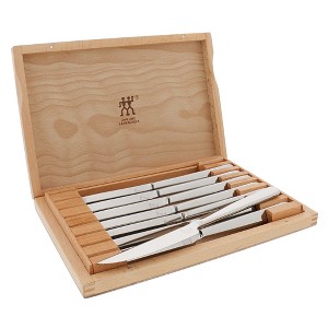 ZWILLING Steak Knife Set of 8, German Knife Set, Stainless Steel - 1 of 4
