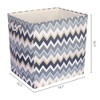 REGALWOVEN Closet Fabric Collapsible Storage Bin with Handle and Drawstring Closure 2 Pcs - 4 of 4
