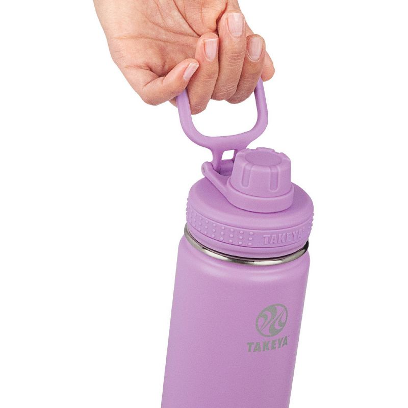 Takeya 24oz Actives Insulated Stainless Steel Water Bottle with Spout Lid, 5 of 12