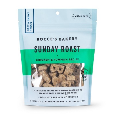 Bocce's Bakery Sunday Roast Soft and Chewy Dog Treats - 6oz