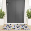 Natalie Baca Peach Rose Welcome Mat -Society6 - 2 of 3