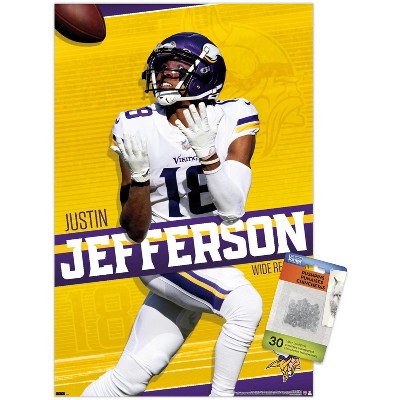 Justin Jefferson Minnesota Vikings Framed 15 x 17 Incredible Catch Collage