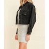 Women's LONG SLEEVE DENIM JACKET - Cloud Ten - 2 of 4
