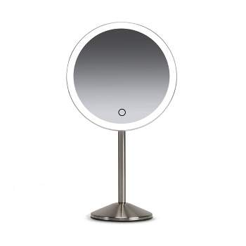 Ilios Lighting Rechargeable Round Table Makeup Mirror with 5x Magnification