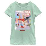 Girl's DC League of Super-Pets Powered Pack Poster T-Shirt