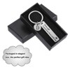 Unique Bargains Stainless Steel Personalized Durable Keychain with Gift Box 1 Set - 4 of 4