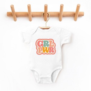 The Juniper Shop Girl Power Retro Baby Bodysuit - 1 of 2
