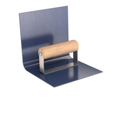 Bon Tool 82-232 Step Tool - Inside Blue Steel 6-inch X 6-inch - 3/4-inch Radius 6-inch Lip Wood Handle
