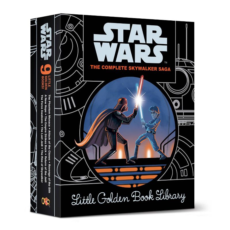 Star Wars Episodes I - IX Little Golden Book Library (Star Wars) (Hardcover), 1 of 2