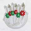 Big Dot of Happiness Ugly Sweater - Holiday and Christmas Party Paper Napkin Holder - Napkin Rings - Set of 24 - 3 of 4