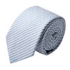 Jacob Alexander Men’s Seersucker Striped Necktie - 4 of 4
