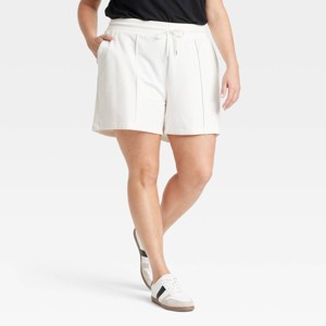 Women's High-Rise Midi Pull-On Shorts - Ava & Viv™ - 1 of 3