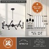 VAXCEL Drake Matte Black Mid-Century Modern 16 Light Chandelier Light Ceiling Fixture - 4 of 4
