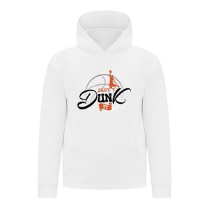 Everyday Kids Just Dunk It Basketball Pullover Hoodie – Slam Dunk Graphic Sweatshirt - 1 of 4