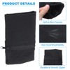 Unique Bargains Running Jogging Hiking Cycling Yoga Sports Sweatband Wrist Pouches 2 Pcs Black - 3 of 4