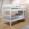 Donco Kids Austin Mission Twin Over Twin White Bunkbed - 2 of 4