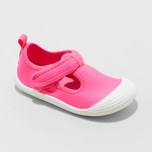 Toddler Girls' Florie Aqua Sock Water Shoes - Cat & Jack™ Fuchsia 12 :  Target