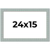 PosterPalooza | Refined Blue Picture Frame - UV Acrylic, Backing Board, Hanging Hardware Included - 2 of 4