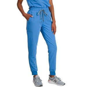 Medgear Madison Women’s Curvy Fit Mid-rise Slim Jogger Scrub Pant - 1 of 4