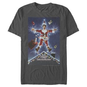 Men's National Lampoon's Christmas Vacation Electrified Poster T-Shirt - 1 of 4