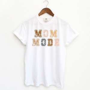 Simply Sage Market Women's Colorful Mom Mode Stacked Short Sleeve Garment Dyed Tee - 1 of 2