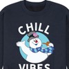 Men's - Frosty the Snowman - Chill Vibes Graphic Fleece Sweatshirt - 2 of 4