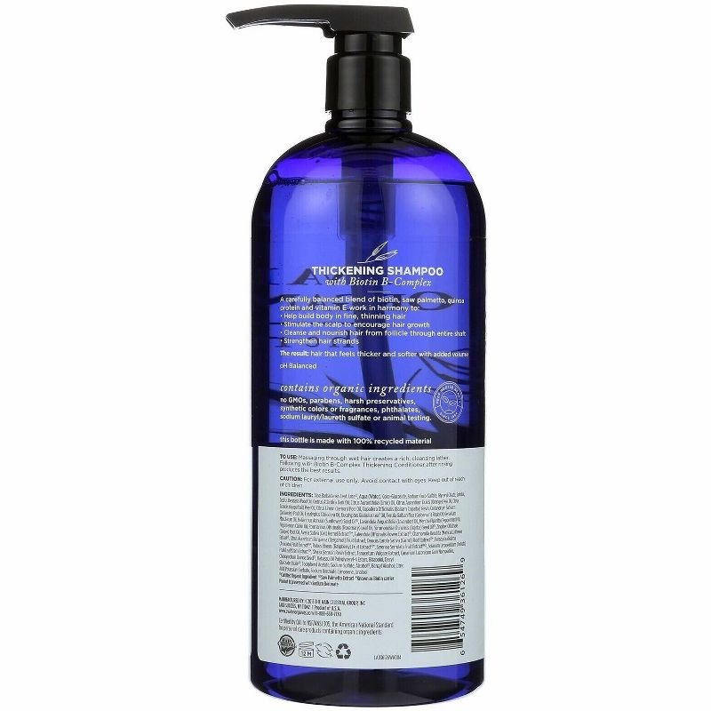 Avalon Organics Therapy Thickening Shampoo Biotin B-Complex - 32 oz, 2 of 5
