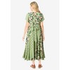 Woman Within Plus Size Mixed Print Maxi Dress - 3 of 4