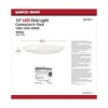 Nuvo Lighting 1 - Light Flush Mount in  White - 4 of 4