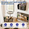 Simple Trending 4 Pockets Wall File Organizer, Mesh Hanging File Holder, Metal Vertical Mounted Wall File Storage for Office and Home, Black - 4 of 4