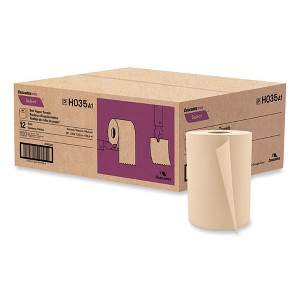 Cascades PRO Select Hardwound Roll Towels, 1-Ply, 7.88" x 350 ft, Natural, 12 Rolls / Carton - 1 of 4