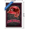 Trends International MLB Cincinnati Reds - Neon Helmet 23 Framed Wall Poster Prints - image 3 of 4