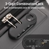 Kumasinova 20"24"28"Hardshell Luggage,3Pcs Durable ABS Spinner Suitcase with TSA Lock,Airline-Approved Checked Travel Suitcase Sets - 3 of 4