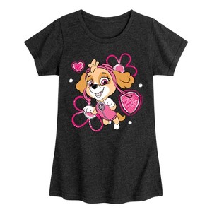 Girls' - Paw Patrol - Skye Sketch Fitted Short Sleeve Graphic T-Shirt - 1 of 4