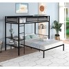 Streamdale Twin over Full Bunk with Shelves & Grid Panel - 2 of 4