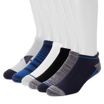 Muk Luks Men's 6 Pack Ankle Sport Socks-blue Os (6-10) : Target