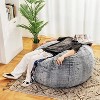 Hooseng Bean Bag Chair Large Bean Bag Chairs, with Fluffy Removable Spongefor, for Living Rooms, bedrooms, Study Rooms, and Offices - 2 of 4