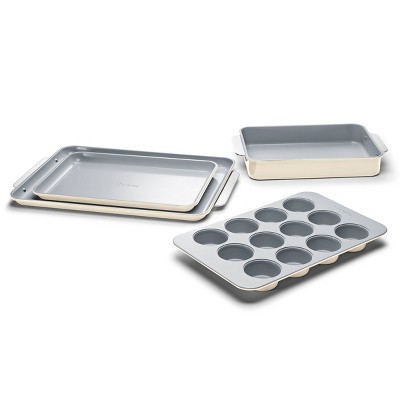 Caraway Non-Stick Ceramic Half Bakeware Set