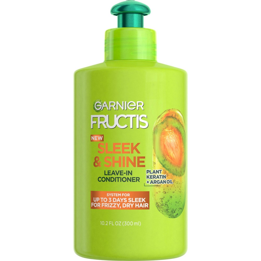 Photos - Hair Product Garnier Fructis Sleek & Shine Intensely Smooth Leave-In Conditioning Cream 