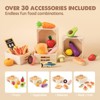 Tiny Land® Play Kitchen Accessories – Wooden Play Food for Play Kitchen: Pretend Cooking Set for Kids - 3 of 4