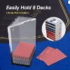 GSE Acrylic Discard Trays, Casino Grade Discard Holder Trays for Blackjack, Bridge, Playing Cards - 3 of 4