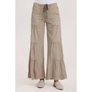Women's Terraced Wide Leg Pant - Wearables - 1 of 4