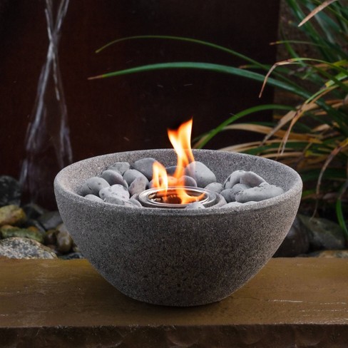 Basin Outdoor Table Top Fire Bowl, Fire Pit Basin