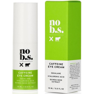 No B.S. Skincare Caffeine Eye Cream - 0.5 fl oz