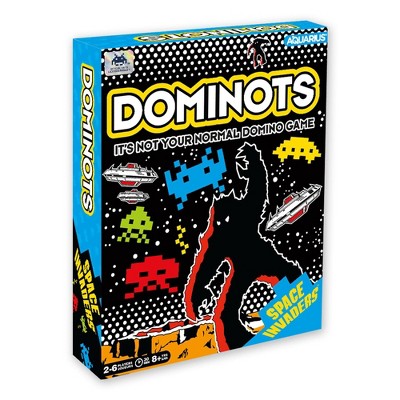 Aquarius Puzzles Space Invaders Glow in the Dark Dominots Tile Game