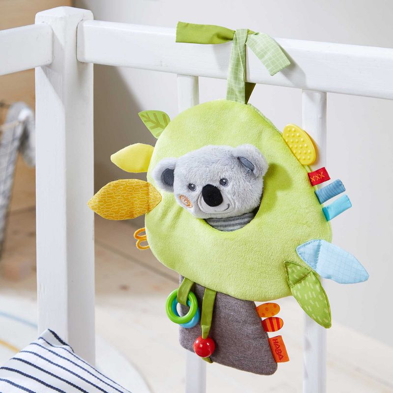 HABA Koala Discovery Cushion Hanging Crib Toy with Play Elements (Machine Washable), 4 of 7