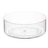 iDesign Divided 9.5-inch Lazy Susan for Kitchen Storage - Clear/White - 2 of 4