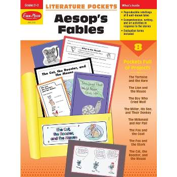 Literature Pockets: Aesop's Fables, Grade 2 - 3 Teacher Resource - by  Evan-Moor Educational Publishers (Paperback)